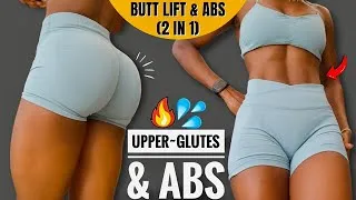 Thumbnail: 2-IN-1 PERFECT ROUNDER BOOTY & SMALLER WAIST WORKOUT | Grow Your Upper Glutes, Not Your Thighs