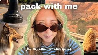 Thumbnail: PACK W ME FOR SUMMER👩🏼‍🌾🌾⛰️