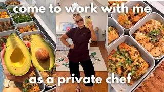 Thumbnail: WORK DAY AS A CHEF | client meal prep