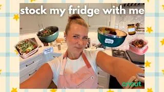 Thumbnail: stock MY fridge with me & Cricut💓🥑🍓⭐️