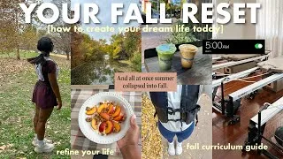 Thumbnail: How to build your dream life in the fall before 2027 | fall curriculum guide & autumnal reset