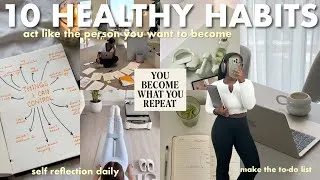 Thumbnail: 10 healthy habits that will change your life | create your dream life in 30 days