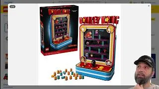Thumbnail: LEGO Donkey Kong Arcade revealed! Nice display, minimal play, nonsensical price #NotAd
