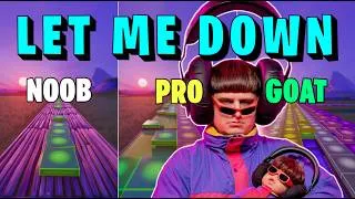 Thumbnail: Oliver Tree - Let Me Down - Noob vs Pro vs Goat (Fortnite Music Blocks) ft. @dehalfwit
