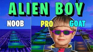 Thumbnail: Oliver Tree - Alien Boy - Noob vs Pro vs Goat (Fortnite Music Blocks) ft. @lights3324