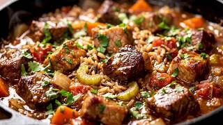 Thumbnail: I Could Eat This Everyday! Rice & Ground beef. Delicious and simple.