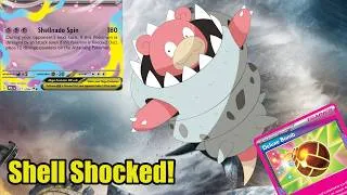 Thumbnail: Shellnado is a Dangerous thing! Mega Slowbro catches your opponent off guard - Pokemon TCG