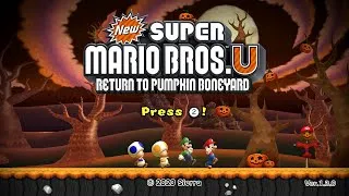 Thumbnail: New Super Mario Bros. U: Return to Pumpkin Boneyard - Full Game 100% Walkthrough
