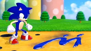 Thumbnail: Playable Sonic in Bowser's Fury!