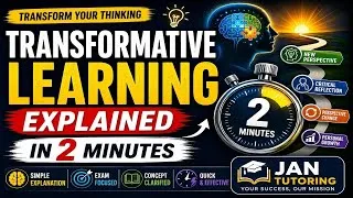 Thumbnail: Transformative Learning Explained in 2 Minutes | Mezirow Theory | Pedagogy for FPSC, PPSC, KPPSC 