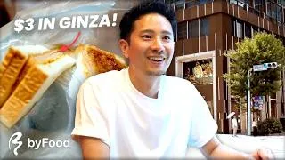 Thumbnail: Where Do Locals Eat in Ginza? (Spot #1 Costs $3!) | Hidden Bites | Japan byFood