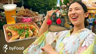Thumbnail: 12 Hours at Japan’s BIGGEST Summer Food Festival! | Japan byFood