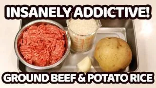 Thumbnail: This Addictive Rice Cooker Ground Beef & Potato Rice Wins!
