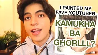 Thumbnail: I TRIED PAINTING MY FAVE YOUTUBER! ( MIMIYUUUH ) WATERCOLOR TIMELAPSE / TUTORIAL - ISH