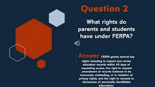 Thumbnail: FERPA Training Video (Question & Answer Series)
