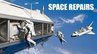 Thumbnail: Building the Space Station Truss (and the Solar Panel Tear)