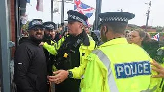 Thumbnail: MANCHESTER ERUPTS: Muslim Confronts Patriots, HMO Protest in Droylsden
