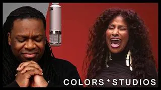 Thumbnail: Voice Teacher Reacts —CHAKA KHAN singing THROUGH THE FIRE @ A COLORS SHOW