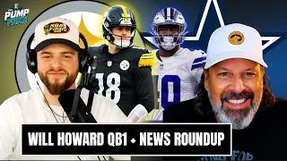 Thumbnail: Todd Haley Reacts to Will Howard Named Steelers Starter + Cowboys Add Von Miller & News Roundup