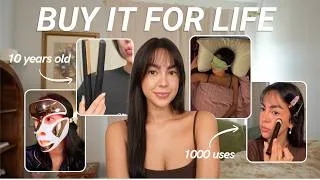 Thumbnail: my top 5 "buy it for life" beauty essentials that are made to LAST