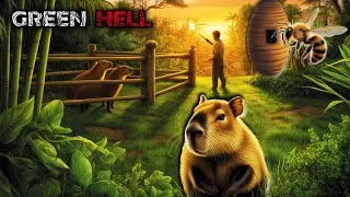 Thumbnail: Green Hell - Cultivo de Bambu, Curral e Apiário com Abelha Rainha! 🐝🪴 [EP15]