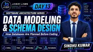 Thumbnail: Data Modeling & Schema Design Explained | How Databases Are Planned Before Coding | Day 13