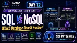 Thumbnail: SQL vs NoSQL Explained | Which Database Should You Use? | Day 12