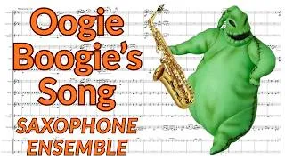 Thumbnail: "Oogie Boogie's Song" - Saxophone Ensemble (9 Parts)