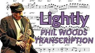 Thumbnail: "Lightly" - Phil Woods Transcription (Alto Sax)
