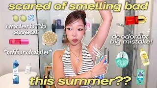 Thumbnail: TMI FEMININE HYGIENE SECRETS for SUMMER | smell good all day on a budget!