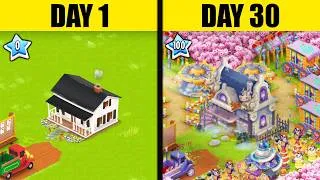 Thumbnail: I played Hay Day for 30 days to get LEVEL 100