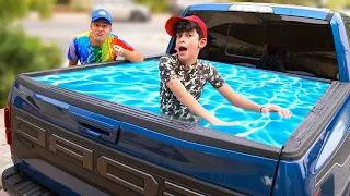 Thumbnail: Jason and Alex Made a Pool inside of a Truck
