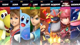 Thumbnail: Super Smash Bros Ultimate 8 Player Smash Gameplay In Frigate Orpheon