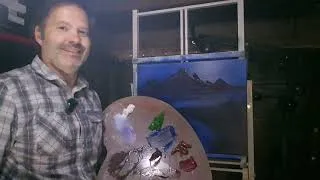 Thumbnail: Dinosaur Landscape - Wet on Wet painting 