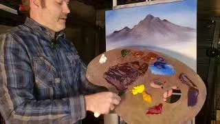 Thumbnail: Landscape Knife Painting - Wet on Wet - Oil Painting 