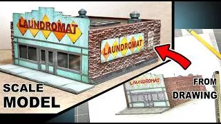 Thumbnail: Building a Laundromat for our model railroad layout