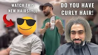 Thumbnail: CRAZY Men’s HAIR TRANSFORMATION in Dubai | Curly Hair