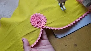 Thumbnail: You Can Also Make This Sleeve Design Using a Thin Lace | Beautiful Sleeves Design With Thin Lace 