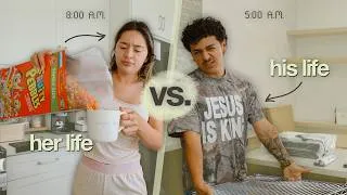 Thumbnail: how a productive 24hrs living with my boyfriend looks like (business owners)