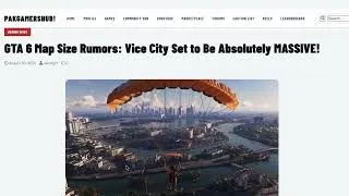 Thumbnail: GTA 6 Map Size Rumors: Vice City Set to Be Absolutely MASSIVE!