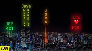 Thumbnail: JSON API, Valhalla Progress, LTS ❤️ PQC - Inside Java Newscast #114
