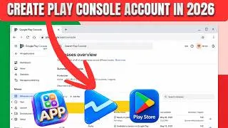 Thumbnail: How to Create Google Play Console Account 2026 | Play Console Account Kaise Banaye