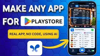Thumbnail: Build a Real Android App in 5 Minutes with Google AI Studio! (No Code) 🤯