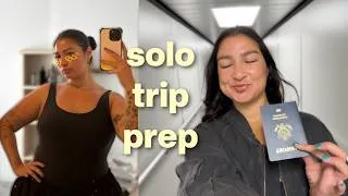 Thumbnail: Preparing for my solo trip | living alone vlog