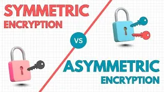Thumbnail: Symmetric vs Asymmetric Encryption  in a nutshell. 🔒