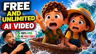 Thumbnail: "This AI Tool Changes Everything: Unlimited Free Long-Form Animation"
