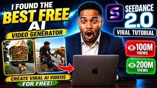 Thumbnail: I Found the Best FREE AI Video Generator: Seedance 2.0 Viral Tutorial