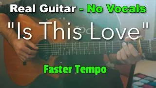 Thumbnail: Is This Love – Bob Marley (Acoustic Karaoke in Gbm) | No Vocals • 132 BPM