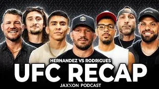 Thumbnail: UFC RECAP: Hernandez vs Rodrigues w/ TJ Dillashaw, Michael Bisping, Mario Bautista, & Bear Degidio