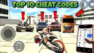 Thumbnail: 10 Amazing Cheat Codes You Must Try in Indian Bikes Driving 3D!